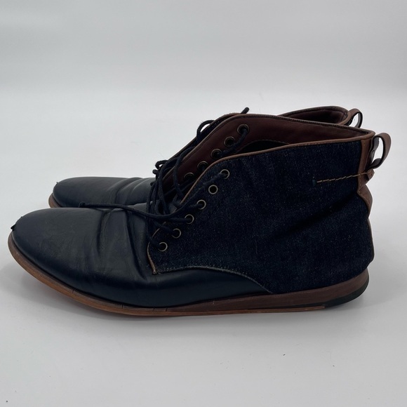 Call It Spring black leather boots shoes size 9.5 - Picture 7 of 12